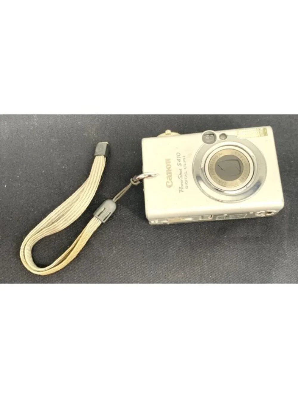 Canon PowerShot S410 Digital ELPH 4.0 MP Camera Untested Parts Only Has Battery